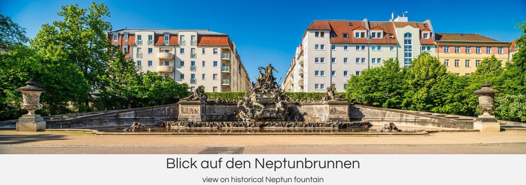 "Neptunblick"- Naehe Altstadt - Ruhig - Balkon - Parkplaetze Dresden Dış mekan fotoğraf